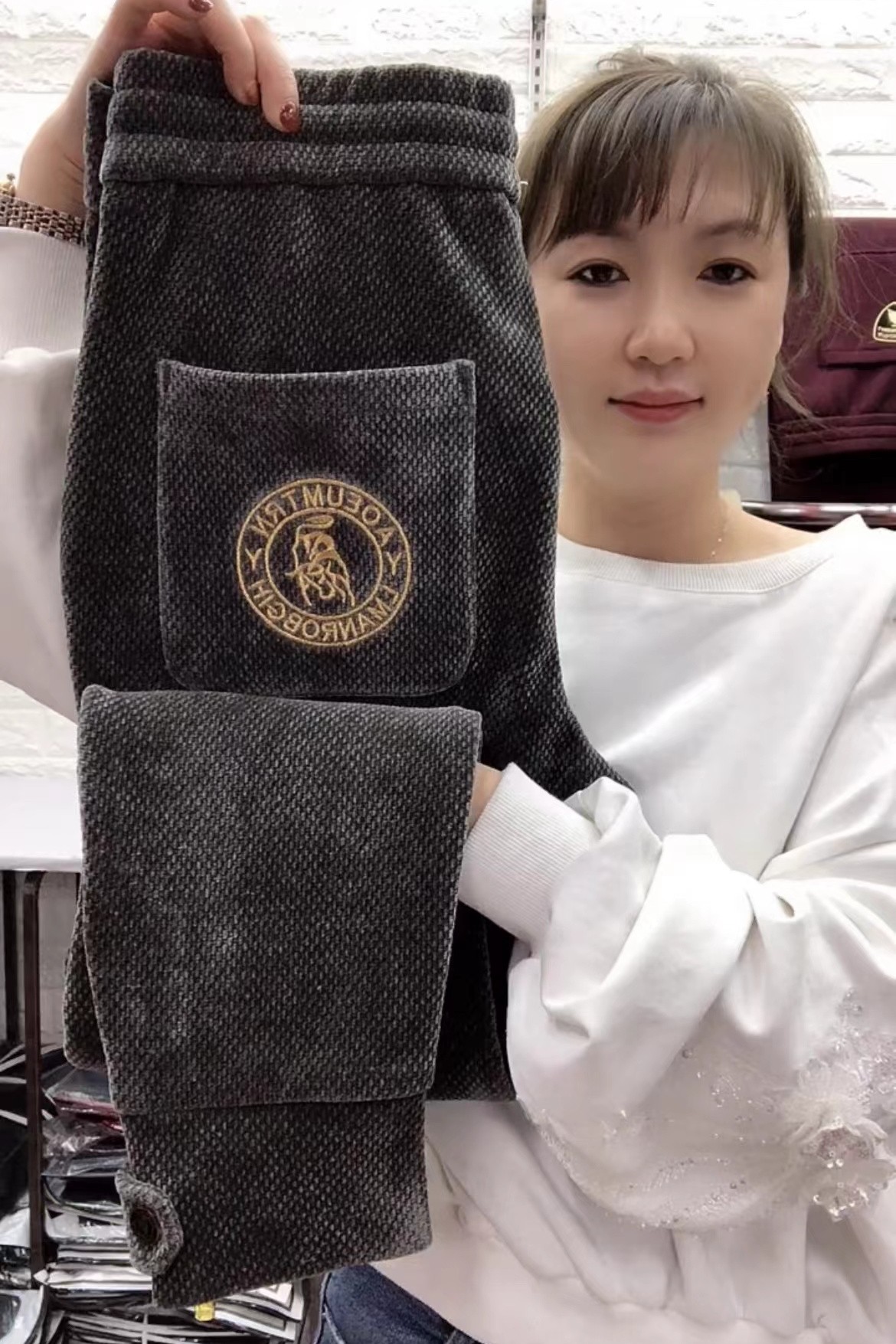 2022男士秋冬灯芯绒男裤加厚休闲裤子百搭小脚长裤精神口袋潮9158,淘宝优惠券,粉丝福利购,淘宝优惠卷