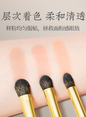 朗颜沁檀QT系列化妆刷柔软松鼠毛眼影细节晕染腮红鼻影高光动物毛