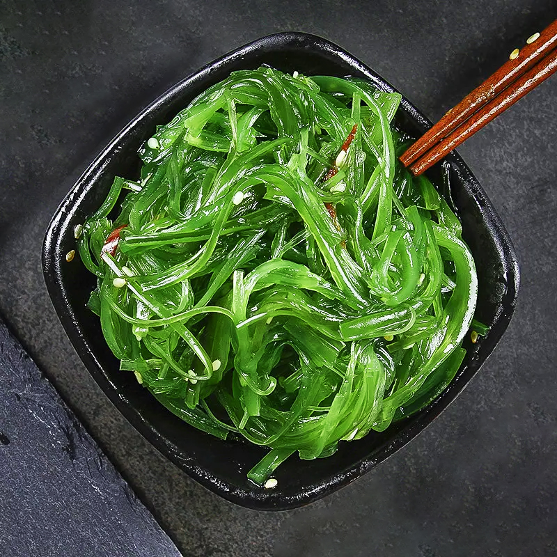 中华海草沙律寿司料理前菜海草调味裙带菜海带丝海白菜1kg*12包-图0