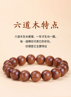 官方天然六道木手串男士老料降龙