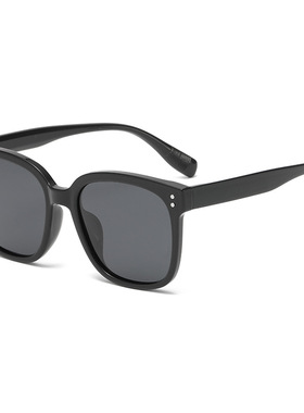 日本品质TR超轻框墨镜女高清偏光镜片大框黑色眼镜男高级感太阳镜