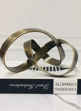 金属不规则几何抽象轻奢风装饰品