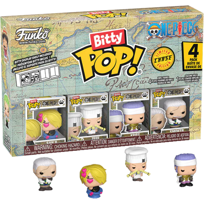 Funko Bitty海贼王One Piece周边迷你mini路飞索隆山治公仔手办 - 图0