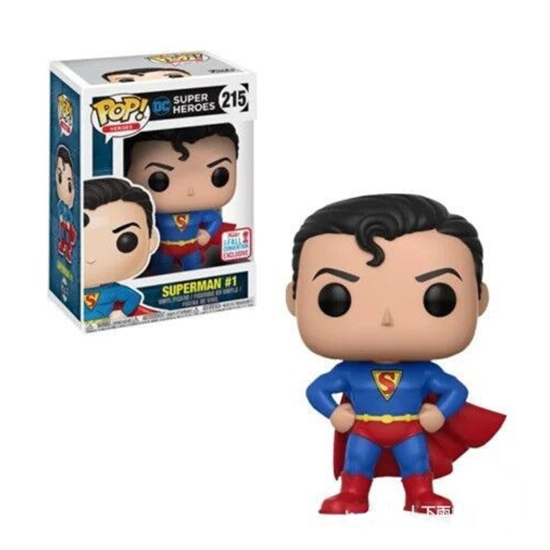 Funko pop DC正义联盟黑超人Superman公仔手办克拉克·肯特摆件-图2