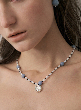 Céleste高级感浅滩贝珠项链女