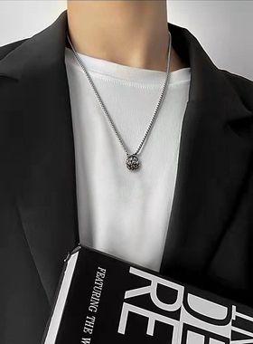 航海王项链复古烧烧果实吊坠海贼王周边火拳艾斯烧烧果实项链