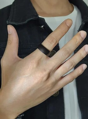 日本潮牌 necessary or unnecessary复古ins简约指环男女情侣戒指