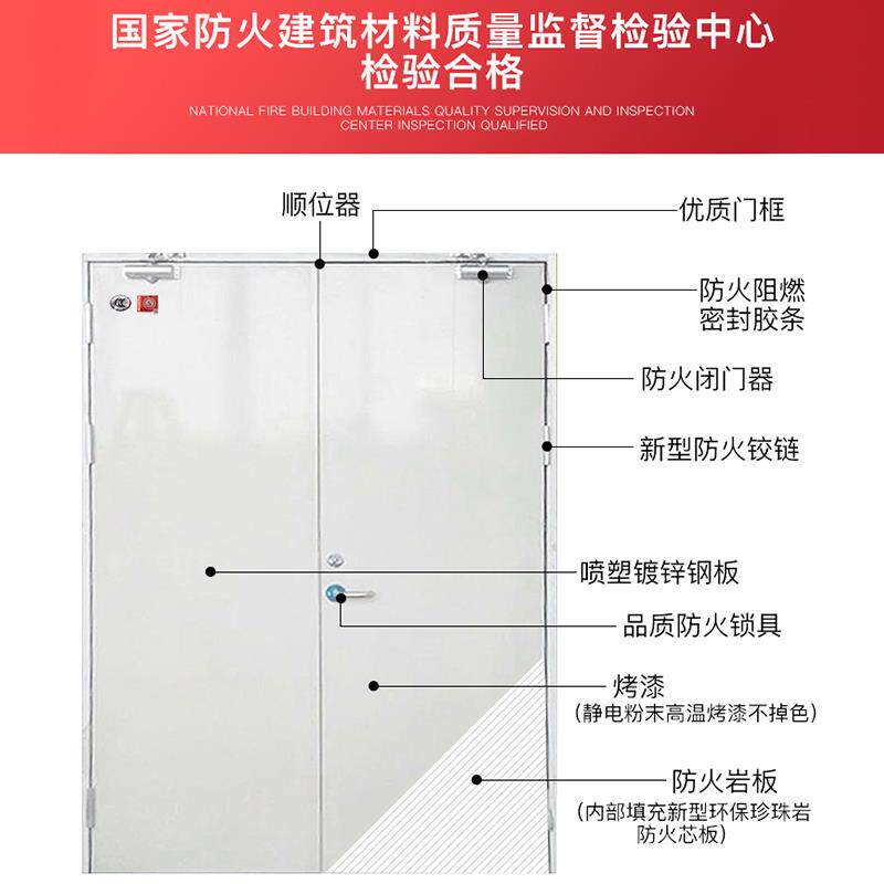 防火门厂家直销钢质钢制木质防火门甲级乙级丙级定制不锈钢防火门_虎窝淘