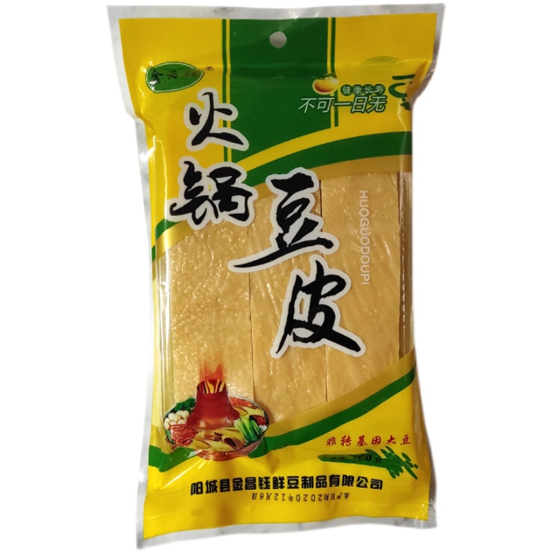 油豆皮火锅豆皮涮锅食材150克*28包整箱手工干豆皮油炸豆腐皮 - 图3