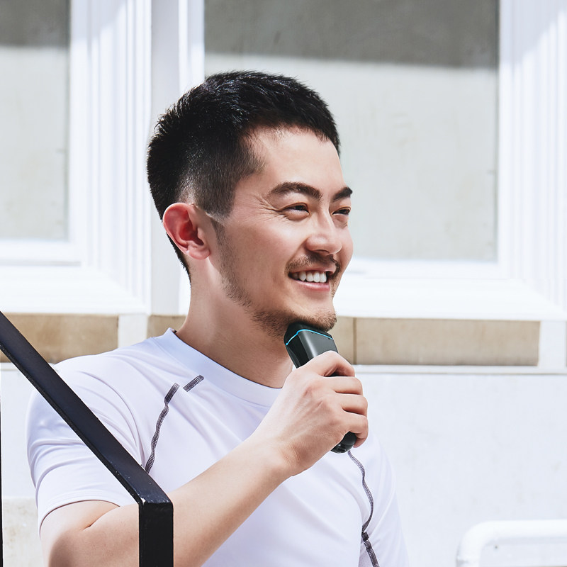 须眉剃须刀智能电动刮胡刀小米粉 须眉敏昭剃须刀