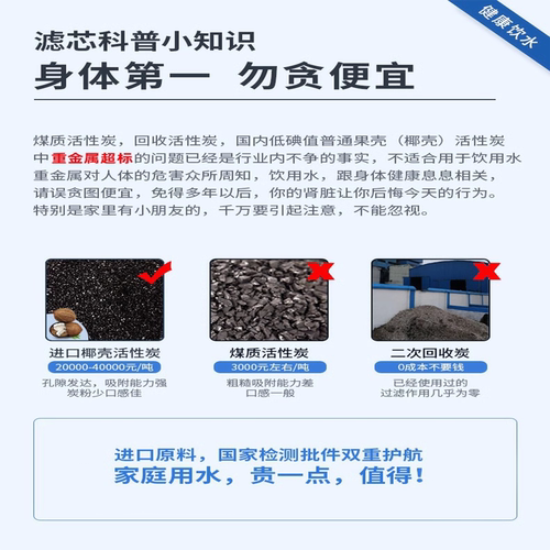 适用惠普康净水器滤芯HPK-RO75GD反渗透F6/F8通用壁挂冷热一体机 - 图2