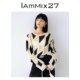 Iammix27 round neck loose knitted pullover