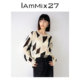 Iammix27 round neck loose knitted pullover