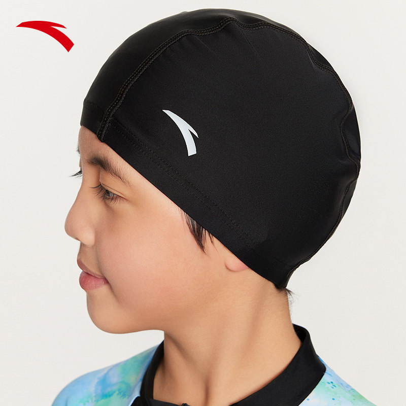 安踏儿童泳帽年四季通用新款男女大童防滑护耳训练款泳帽,淘宝优惠券,粉丝福利购,淘宝优惠卷
