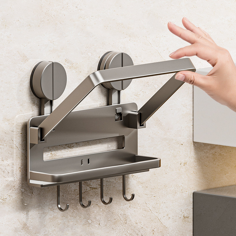强力吸盘脸盆架壁挂式阳台卫生间收纳置物架厨房洗菜盆架子免打孔,淘宝优惠券,粉丝福利购,淘宝优惠卷