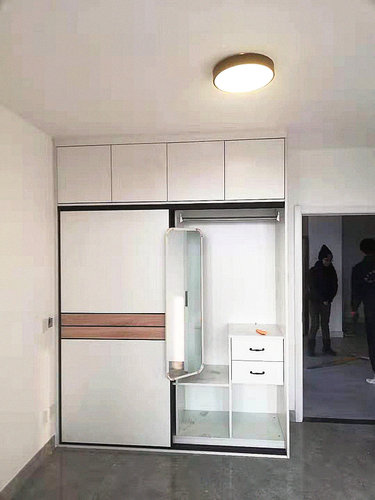 北京兔宝宝全屋定制家具衣柜整体主卧工厂定做推拉门步入式衣帽间 - 图1