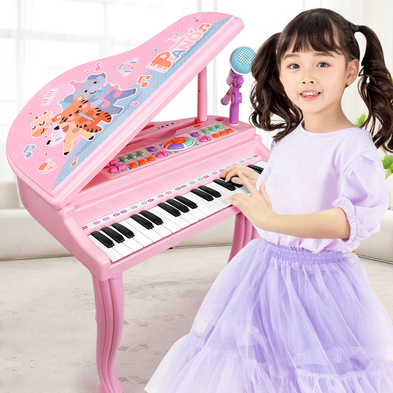 儿童玩具婴幼儿初学者多功能电子琴 勒米熊电子琴玩具/儿童电子琴