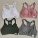 运动文胸一体式无钢圈高强度支持瑜伽健身房训练跑步跳绳防抖速干
