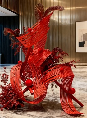 2026新年仿真花艺摆件装饰