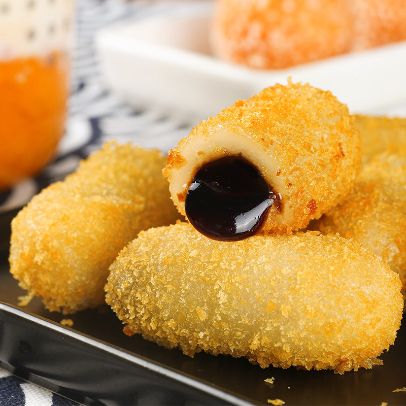 【4件6折】阿诺爆浆红糖糍粑1袋糯米糍半成品油炸小吃火锅店点心,淘宝优惠券,粉丝福利购,淘宝优惠卷