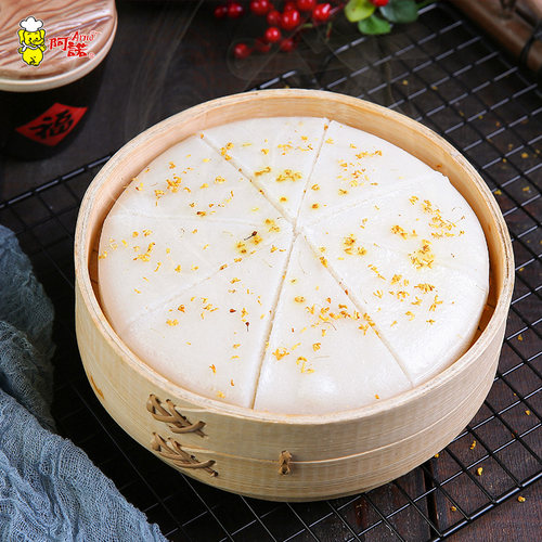 阿诺正宗桂花糕米糕4袋年发糕点心酒酿糯米糕加热早餐蒸糕食品 - 图2