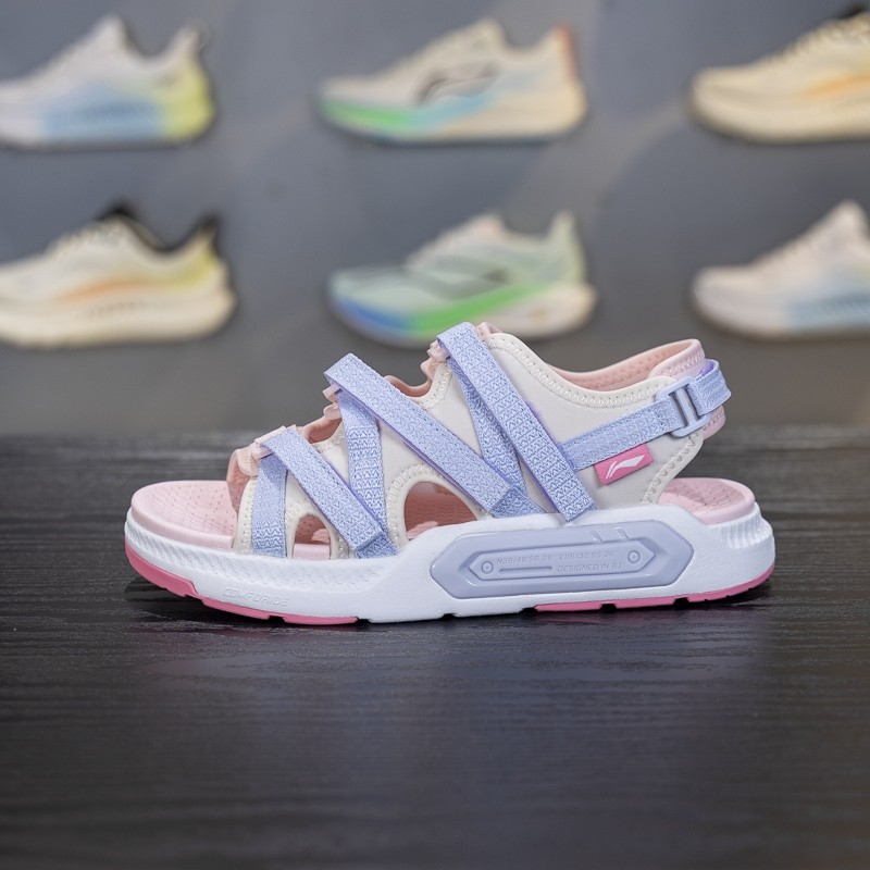 正品李宁儿童凉鞋2025男女大童透气漏趾魔术贴沙滩凉鞋YKUV010,淘宝优惠券,粉丝福利购,淘宝优惠卷