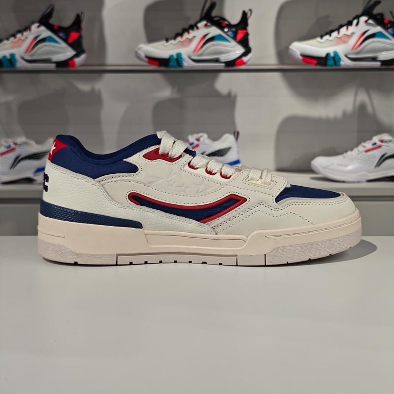 正品李宁001 BTC PREMIUM休闲鞋男子运动低帮板鞋耐磨舒适AGCT495 - 图2