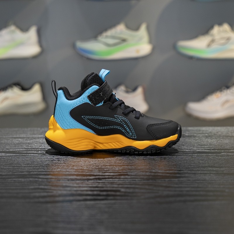 正品李宁童鞋儿童篮球鞋秋冬新款男小童魔术贴减震运动鞋YKBV124,淘宝优惠券,粉丝福利购,淘宝优惠卷