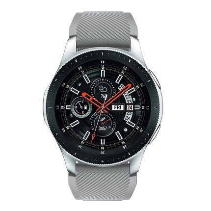 适用三星gear s3/sport s4手表表带硅胶galaxy watch active2华米amazfit1/2米动青春华为gt2 42mm 46mm腕带-图3