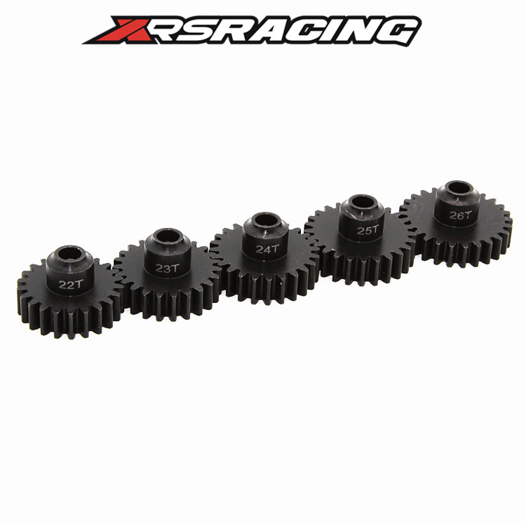 XRSRACING 模型金属钢齿轮 M1模数 内径5MM马达齿 电机齿轮12-26T - 图0