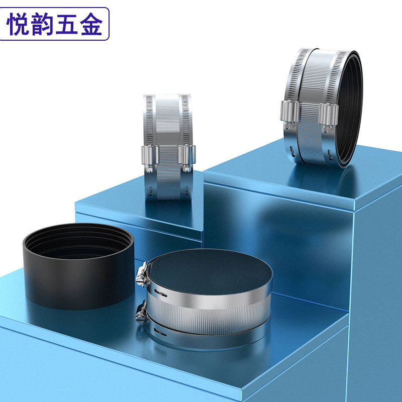 201/304不锈钢管束卡箍排水管卡箍抱箍PVC管卡箍喉箍2寸3寸4寸6寸