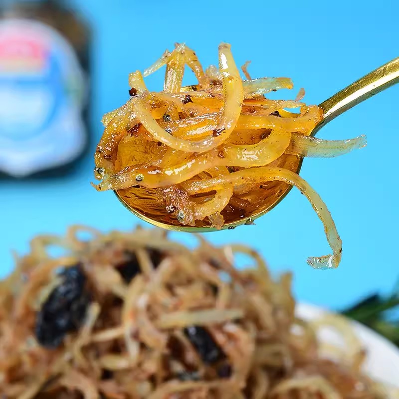 画马石油香丁香鱼罐头瓶装即食下饭菜画马石小银鱼仔海鲜丁香鱼干-图1