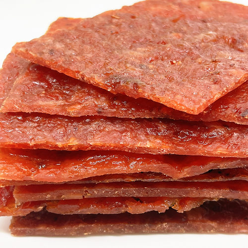 七甲社原切猪肉脯蜜汁原味特产追剧解馋小零食充饥高蛋白手撕肉干 - 图2