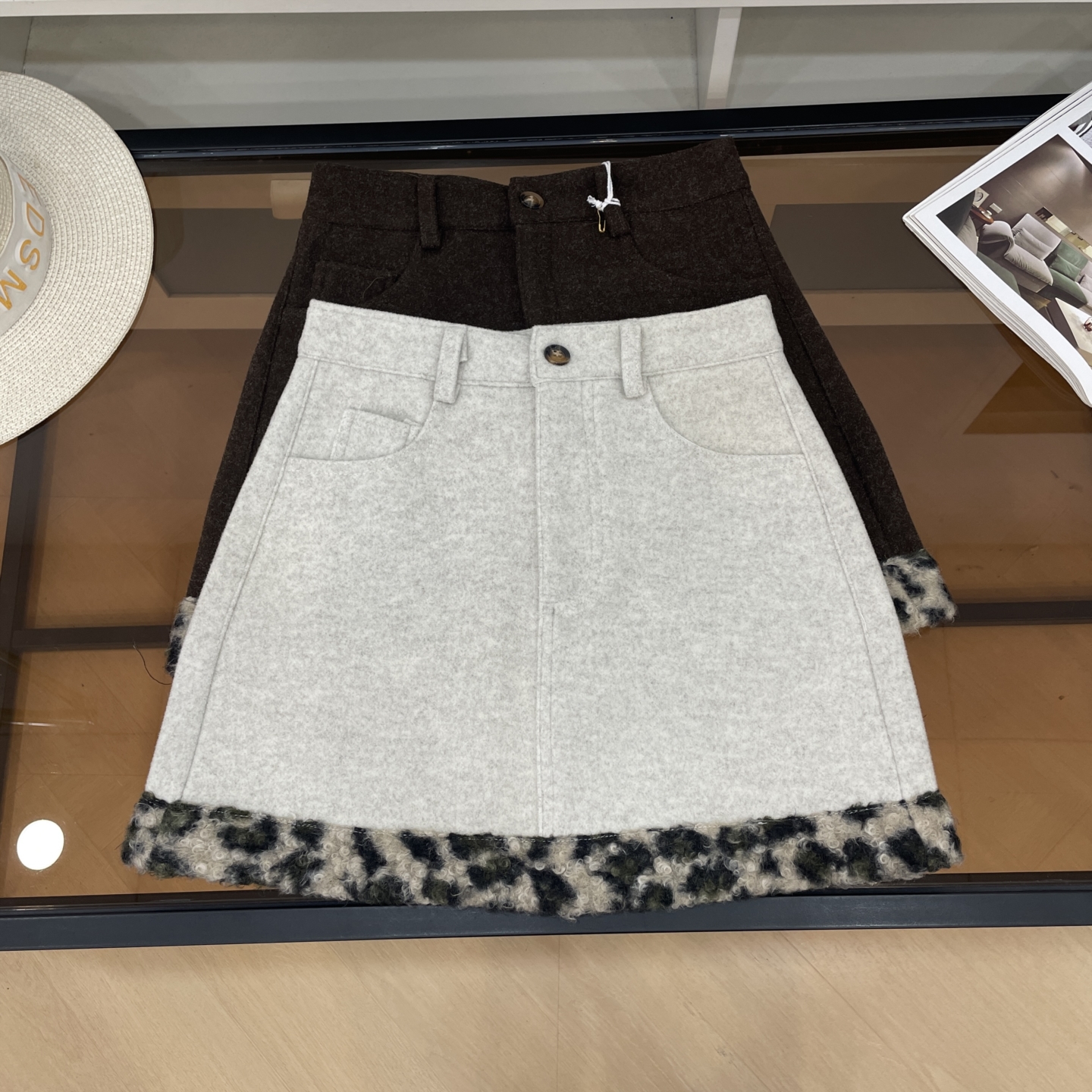 2025年秋季新款休闲百搭A字高腰显瘦时尚韩式辣妹短裙J#26 - 图3