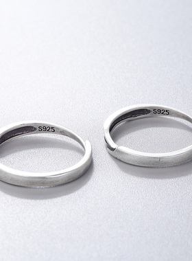 海枯石烂原创小众设计情侣戒指