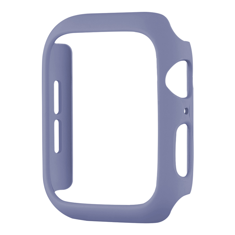 适用苹果手表9/8/7/6/SE代iwatch40mm/44/42pvc半包壳硬壳保护套apple watch2/3/4代41mm/45mm防摔保护壳表带 - 图0