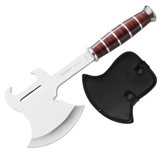 多功能户外手工锻打尼曼斧头工兵斧营地斧劈柴砍树剁骨家用小手斧