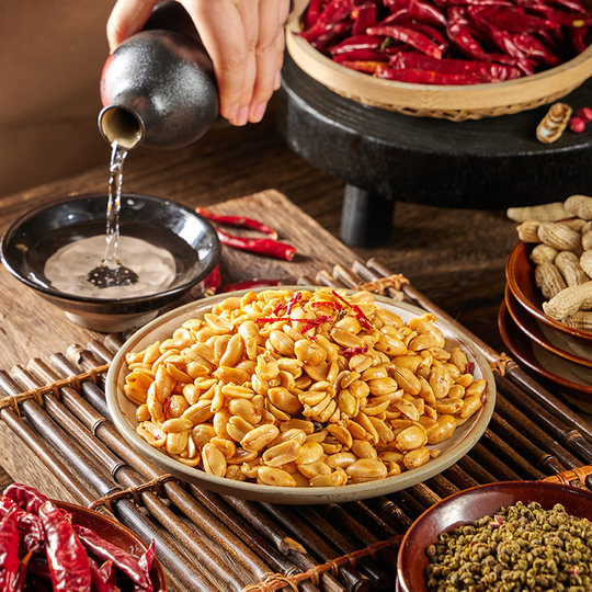 酒鬼花生500g罐装原味麻辣花生米下酒菜坚果小吃休闲零食炒货新货