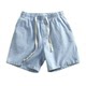 Youth popular wash cotton loose shorts five-point pants