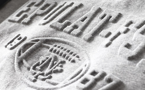 舒适纯棉！立体字母压印外贸男装工厂尾货休闲圆领长袖T恤打底衫 - 图2