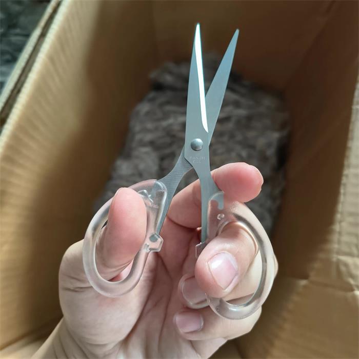 ins透明磨砂便携剪刀学生少女心刘海专用剪家用多功能手工办公剪