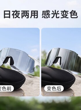 变色骑行眼镜日夜两用男女款防风户外运动跑步眼镜防紫外线护目镜