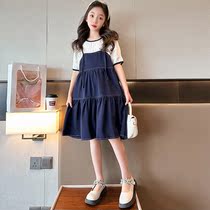 Barra Barra Han Van Girl Girl Dress Summer 2023 New Ocean Gas Female Big Boy Woman Dress Summer Child r