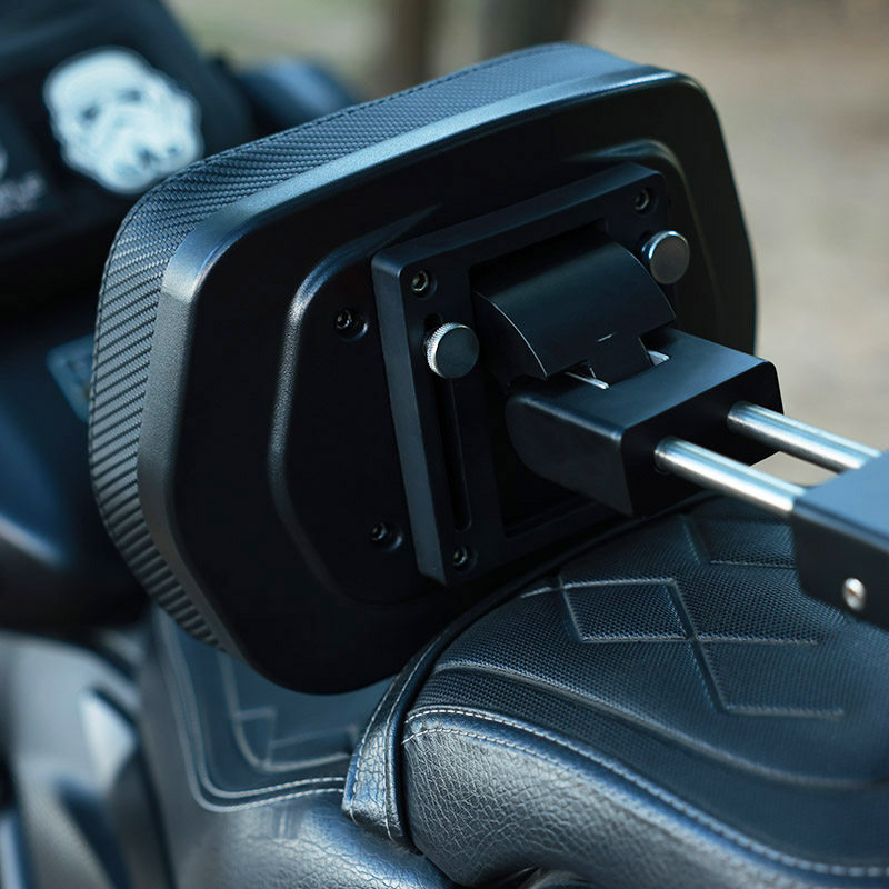 摩托车CU625/525灰石707 TR300 500春风450CLC铝合金折叠靠背 - 图2