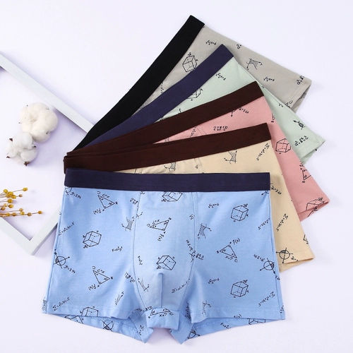 Детские хлопковые трусы для мальчиков для школьников, подходит для подростков
