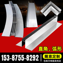 Stainless Steel Linear Gutters Finished Gutter Trench Trench Slit Type Cover Plate Invisible Down Sink Rain Grate