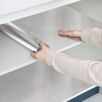 Cabinet Mat Kitchen kitchen Cuisine anti-oil sticker Self-adhesive drawers mat waterproof anti-damp cushion aluminum foil tin paper wardrobe Sub-adhesive film