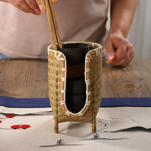 Антикварный держатель для стакана, система хранения, чайная чашка, коробка для хранения для домашнего использования, чайный сервиз с аксессуарами, «сделай сам»