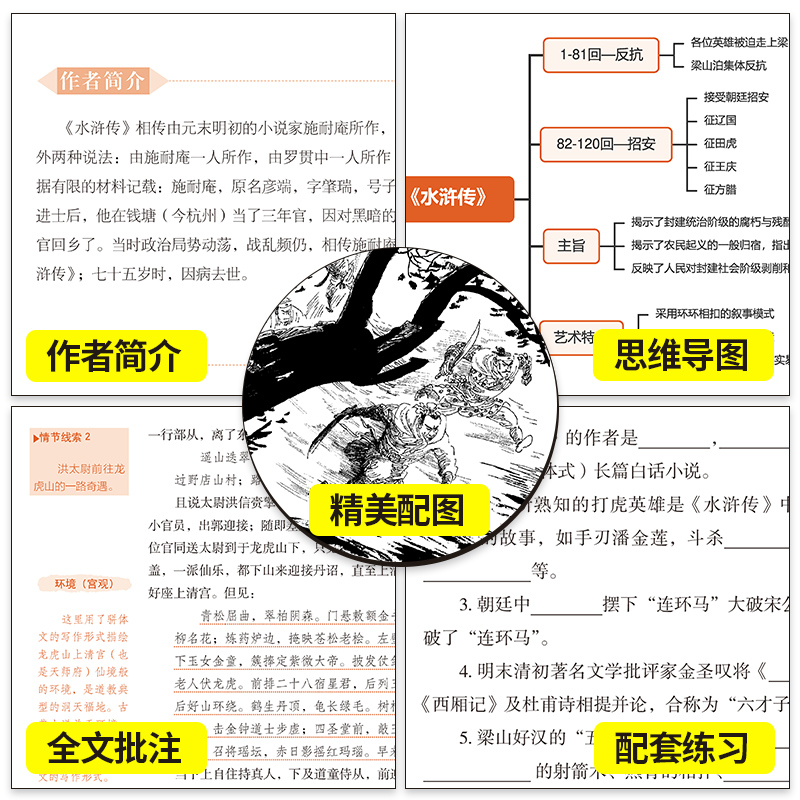 2023贵州书香黔贵九年级课外书阅读打卡全8册 水浒传 我是猫 唐诗三百首 聊斋志异 儒林外史 契诃夫短篇小说选 简·爱 格列佛游记 - 图3