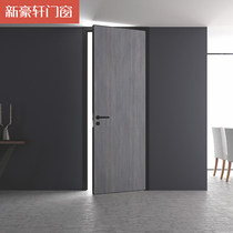 Honest Kin New Hauxuan Eco Wood Door Fireproof Bedroom Flat Door Open Soundproofing Silent Magnetic Attraction Aluminum Door#K-1-01